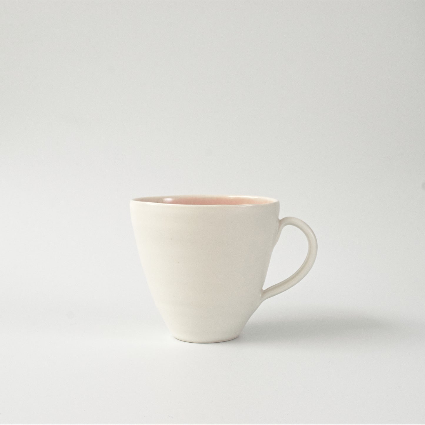 White porcelain cup