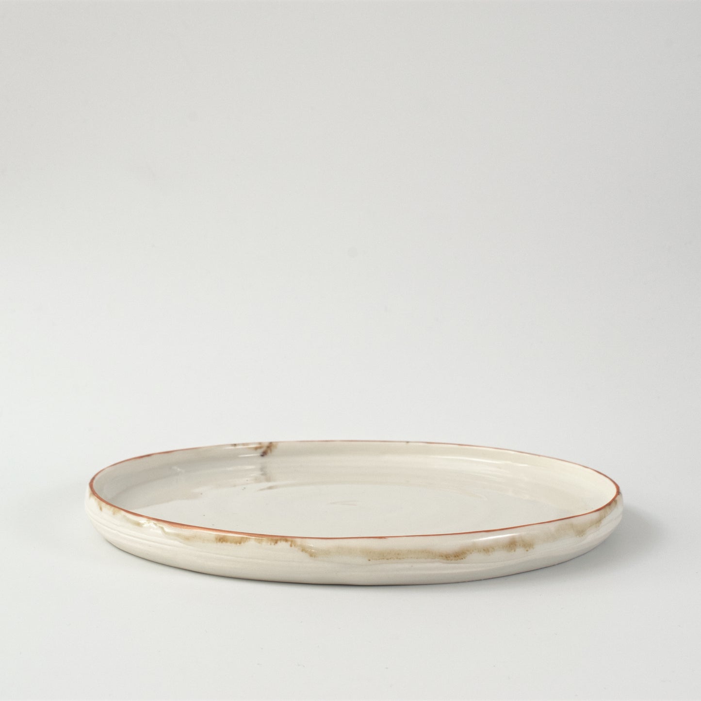 White porcelain plate