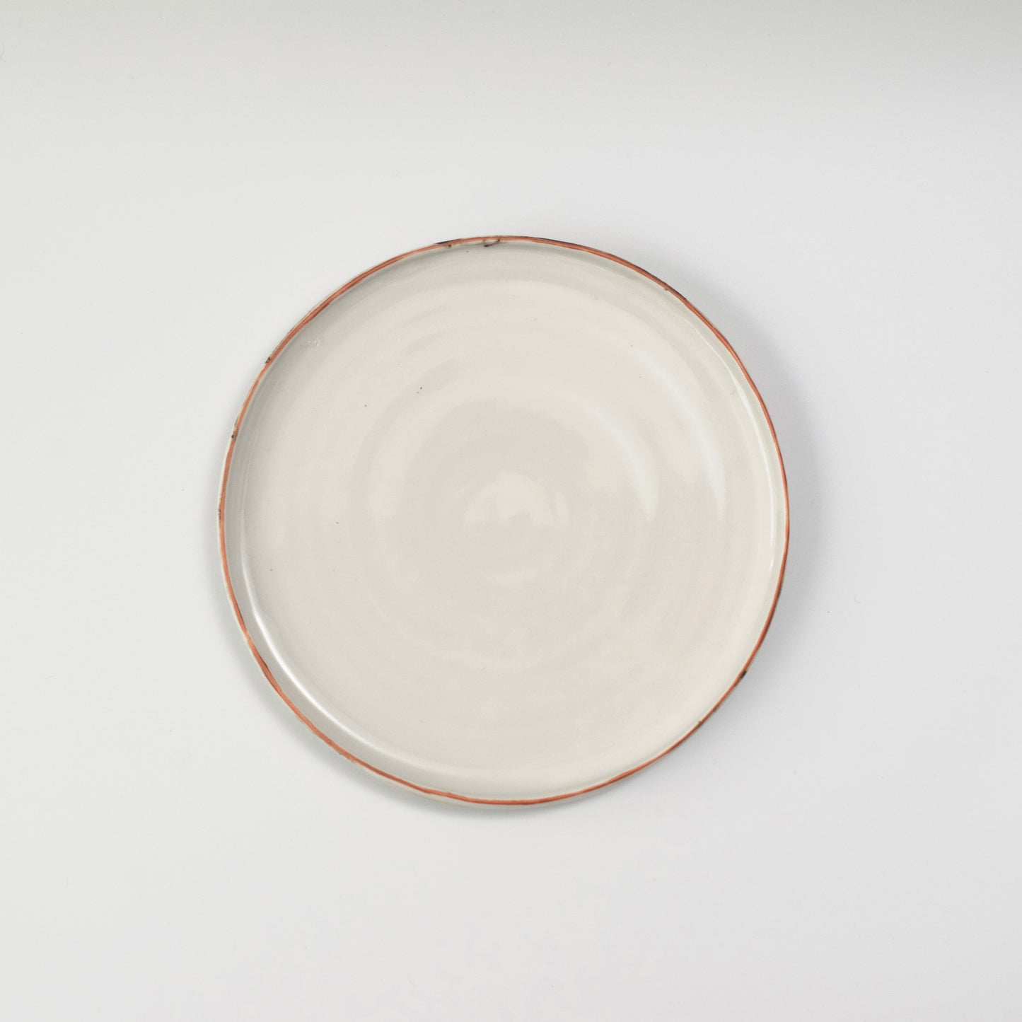 White porcelain plate