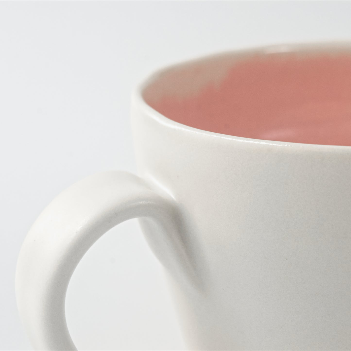 White porcelain cup