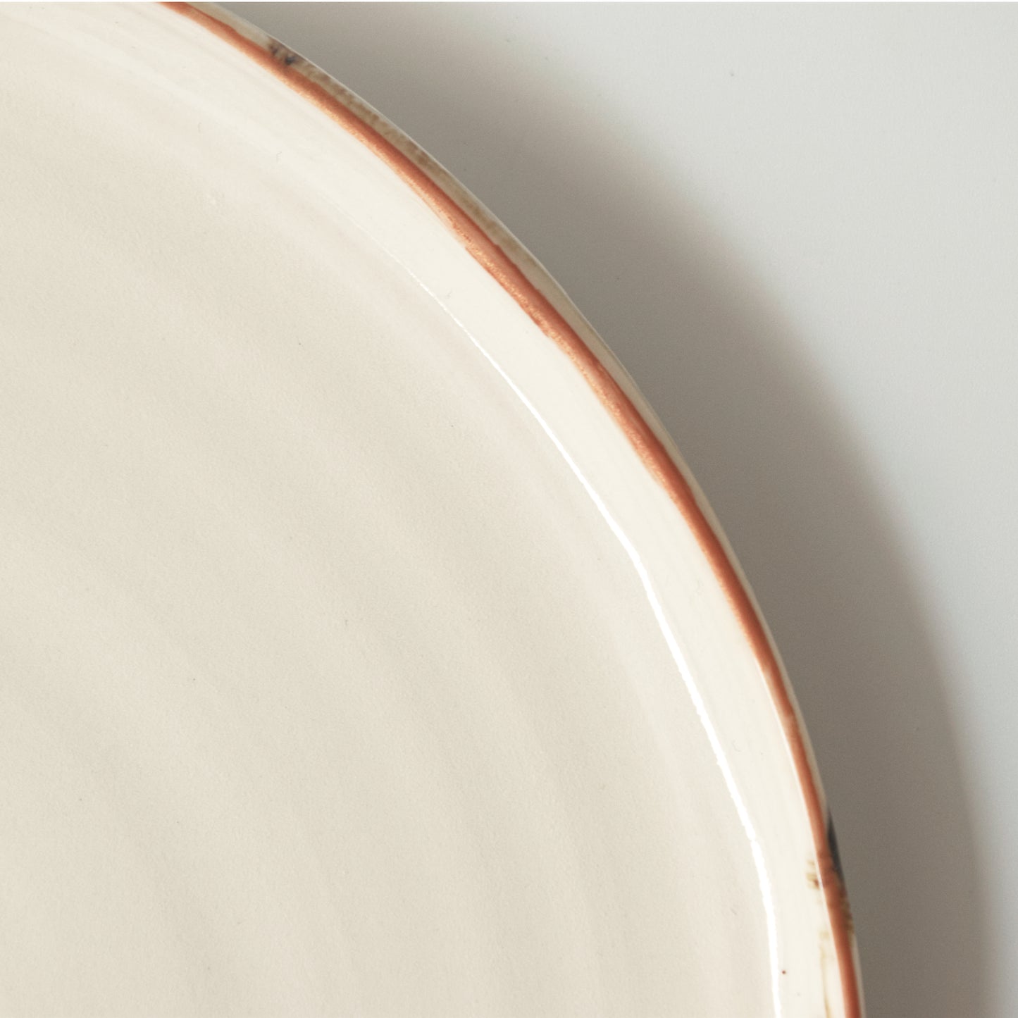 White porcelain plate