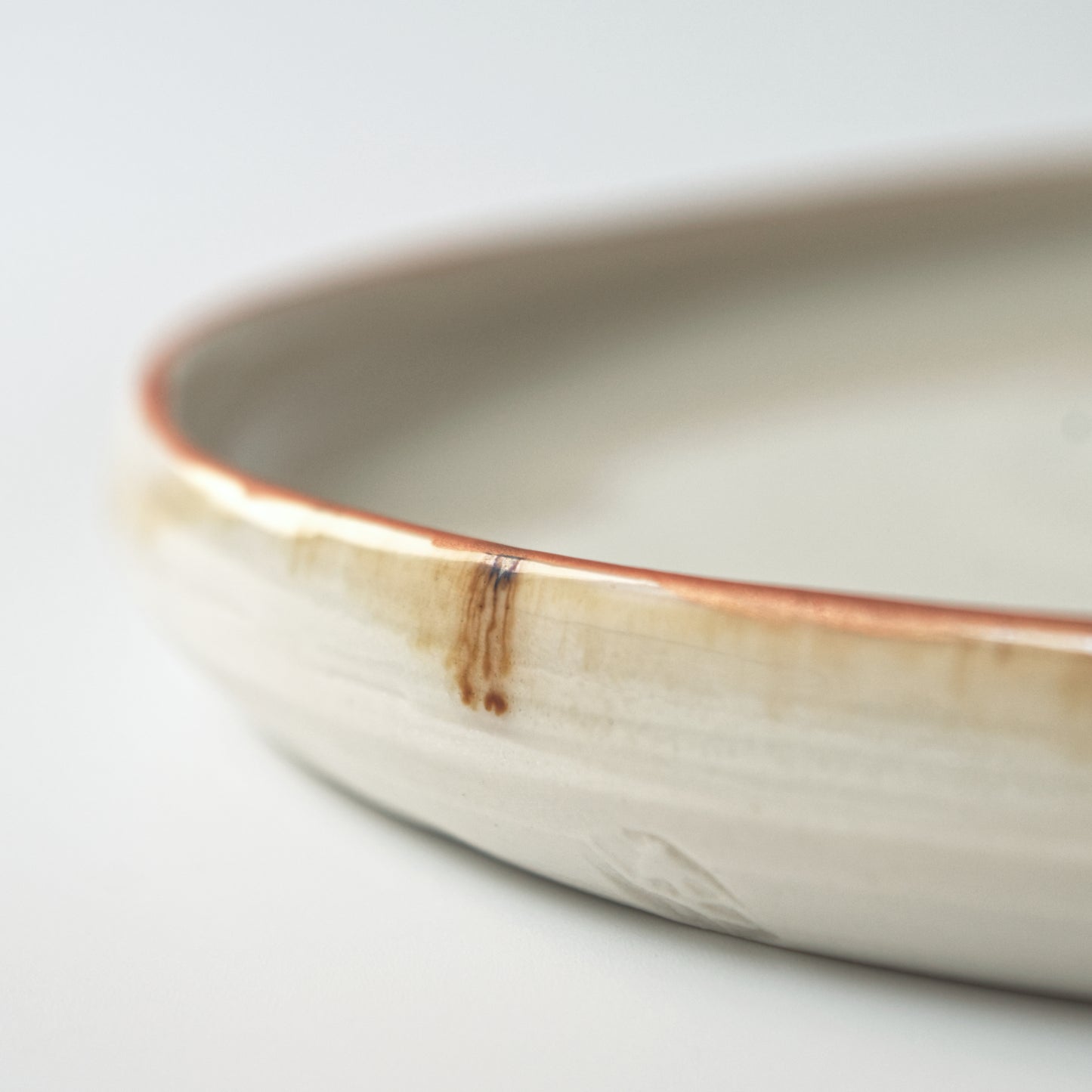 White porcelain plate