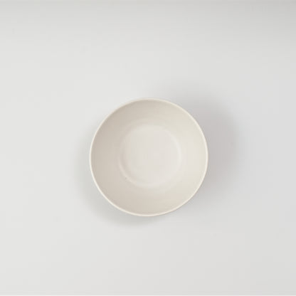 White porcelain tapered bowl