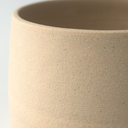 Cream stoneware mug